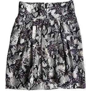 Like New Isabel Marant Silk Snakeskin Print Skirt Size XS